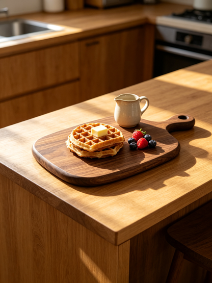 🥑 Cutting Board | Walnut Wood | Kitchens | Cooks | Natural Grain
