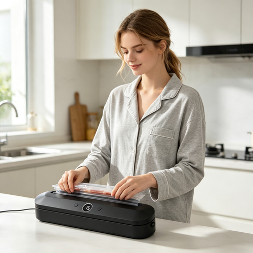 🥩 Vacuum Sealer | Plastic | Kitchens | Cooks | Sleek Design