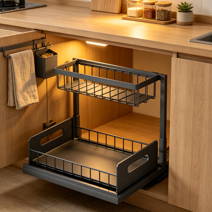 🍽️ Dish Rack | Metal | Kitchen | Homemakers | Tiered Space-Saving Storage