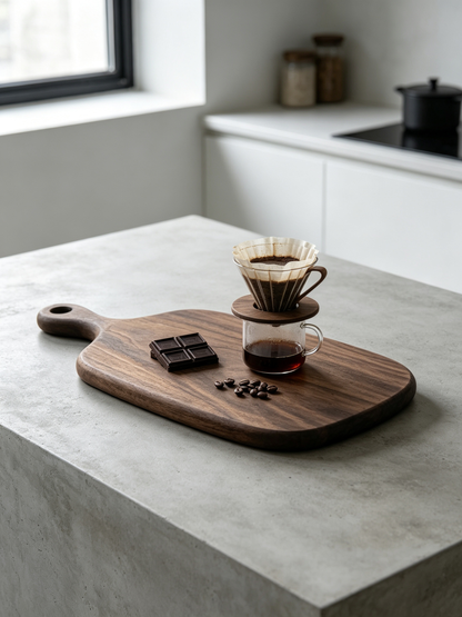 🥑 Cutting Board | Walnut Wood | Kitchens | Cooks | Natural Grain