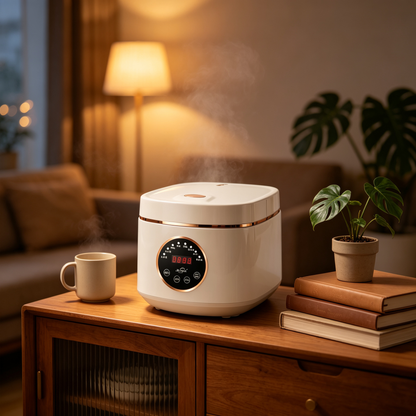 🍚 Rice Cooker | ABS | Home Kitchen | Cook Gift | Soft Cream Finish
