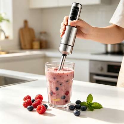 🥣 Immersion Blender | Stainless Steel | Kitchens | Cooks | Sleek Design