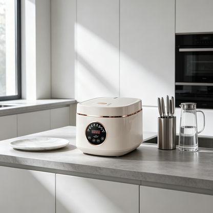 🍚 Rice Cooker | ABS | Home Kitchen | Cook Gift | Soft Cream Finish
