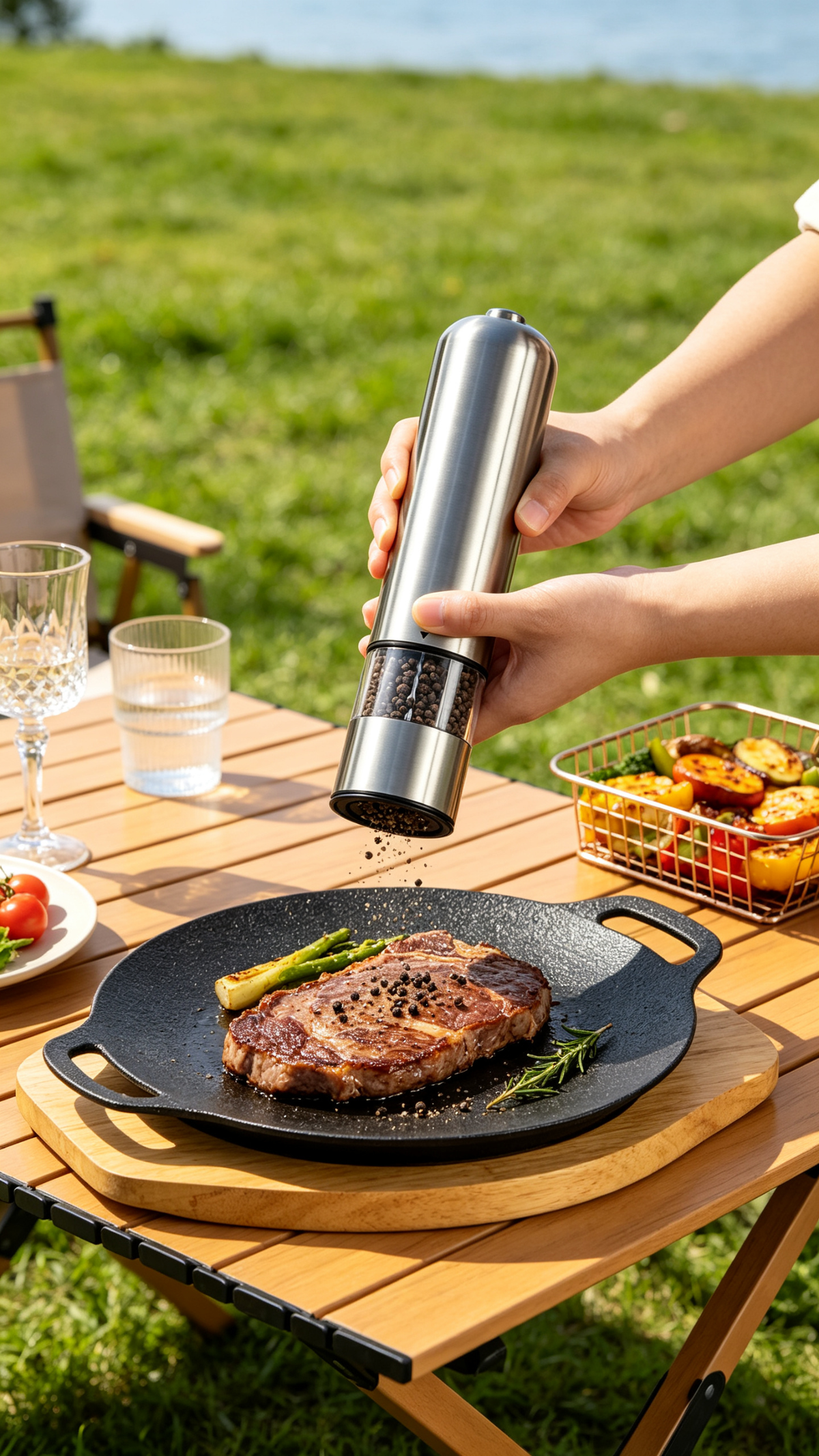🌶️ Pepper Grinder | Stainless Steel | Kitchens | Cooks | Modern Elegance