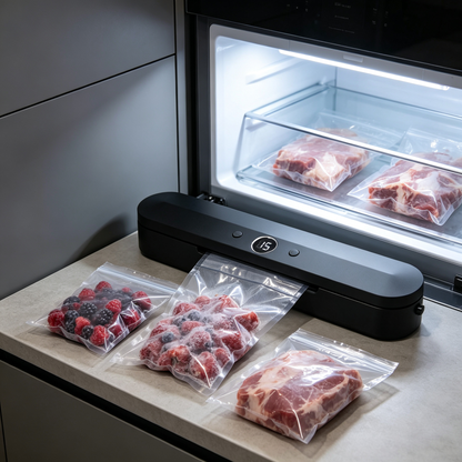 🥩 Vacuum Sealer | Plastic | Kitchens | Cooks | Sleek Design