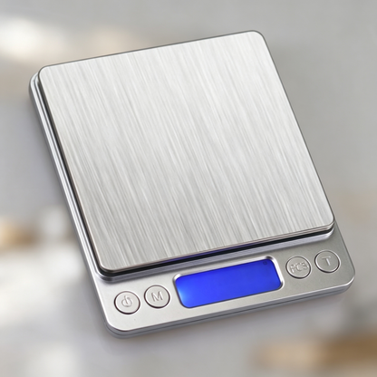 ⚖️ Kitchen Scale | Steel | Home Baking | For Cooks | Clean Digital Precision LCD