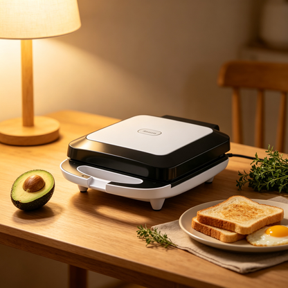 🧇 Waffle Maker | Nonstick Finish | Breakfast | Foodies | Compact Design