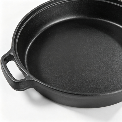 🍳 Kitchen Classic | Solid Cast Iron | Everyday Cooking | Home Chefs | Bold Matte Finish