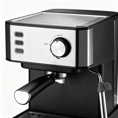 ☕ Espresso Maker | Steel | Kitchen | Coffee Lovers | Sleek Finish